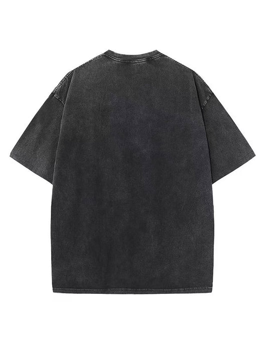 Yeshua T-Shirt | Heavyweight Vintage Washed Tee | Front & Back Graphic Print | Classic Street Faith Style