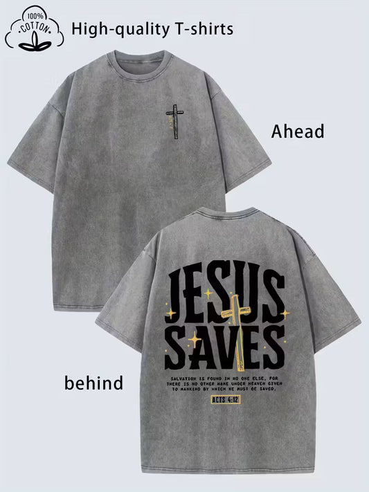 Christian Graphic T-Shirt  ^^Jesus Saves^^