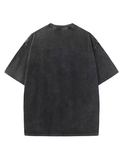 Yeshua T-Shirt | Heavyweight Vintage Washed Tee | Front & Back Graphic Print | Classic Street Faith Style