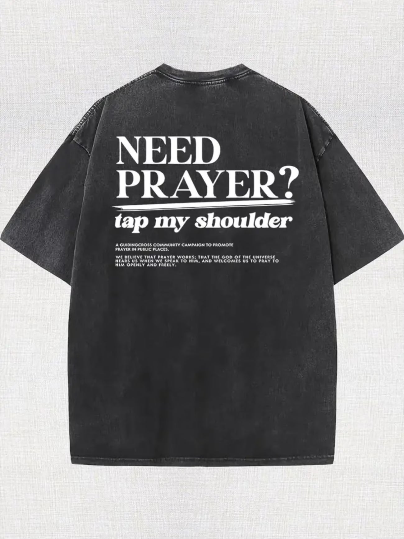 Need Prayer? -- Retro Washed Faith Streetwear