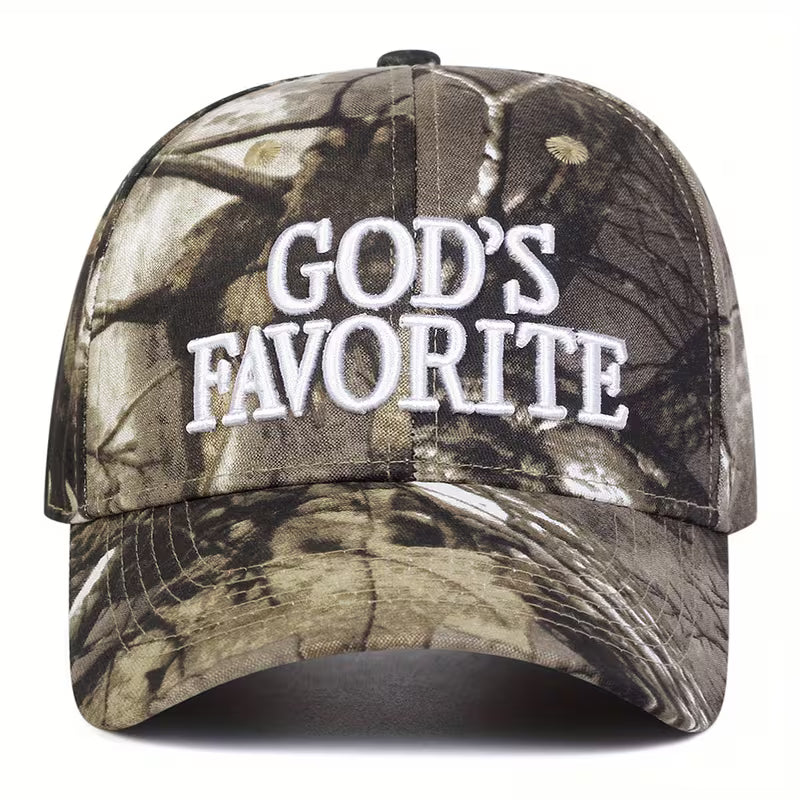 GOD’S FAVORITE Embroidered Baseball Cap