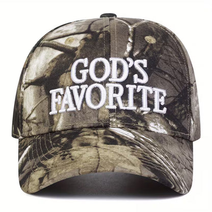 GOD’S FAVORITE Embroidered Baseball Cap