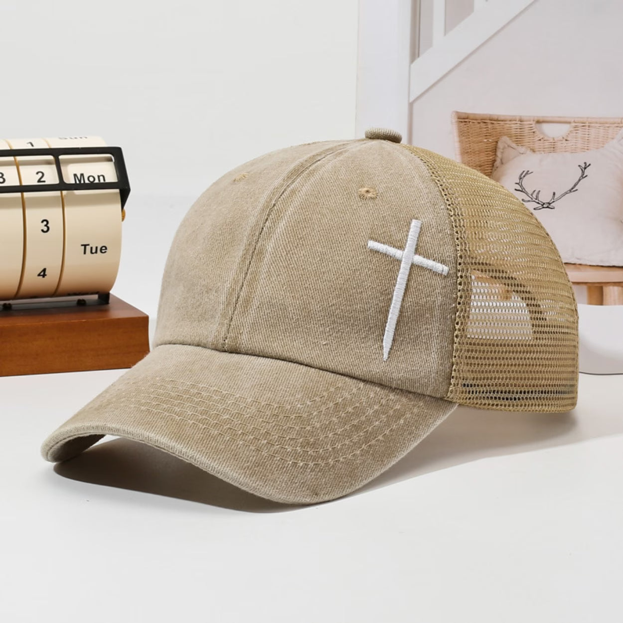 Cross-Stitch Trucker Cap