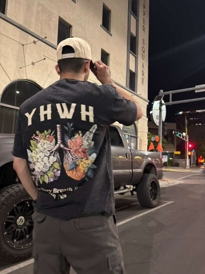 YHWH Our Breath Tee – Vintage Washed Street Style