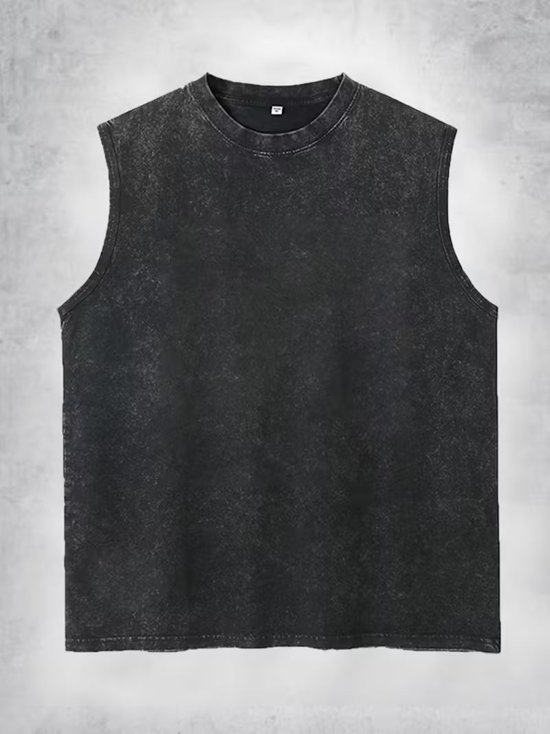 Tank Top Faith & Cross Back Print