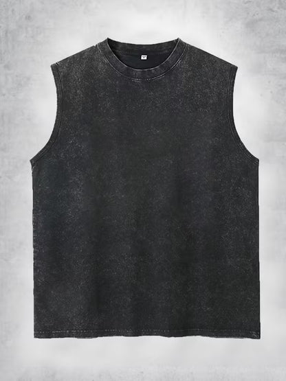 Tank Top Faith & Cross Back Print