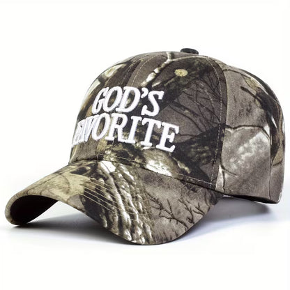 GOD’S FAVORITE Embroidered Baseball Cap