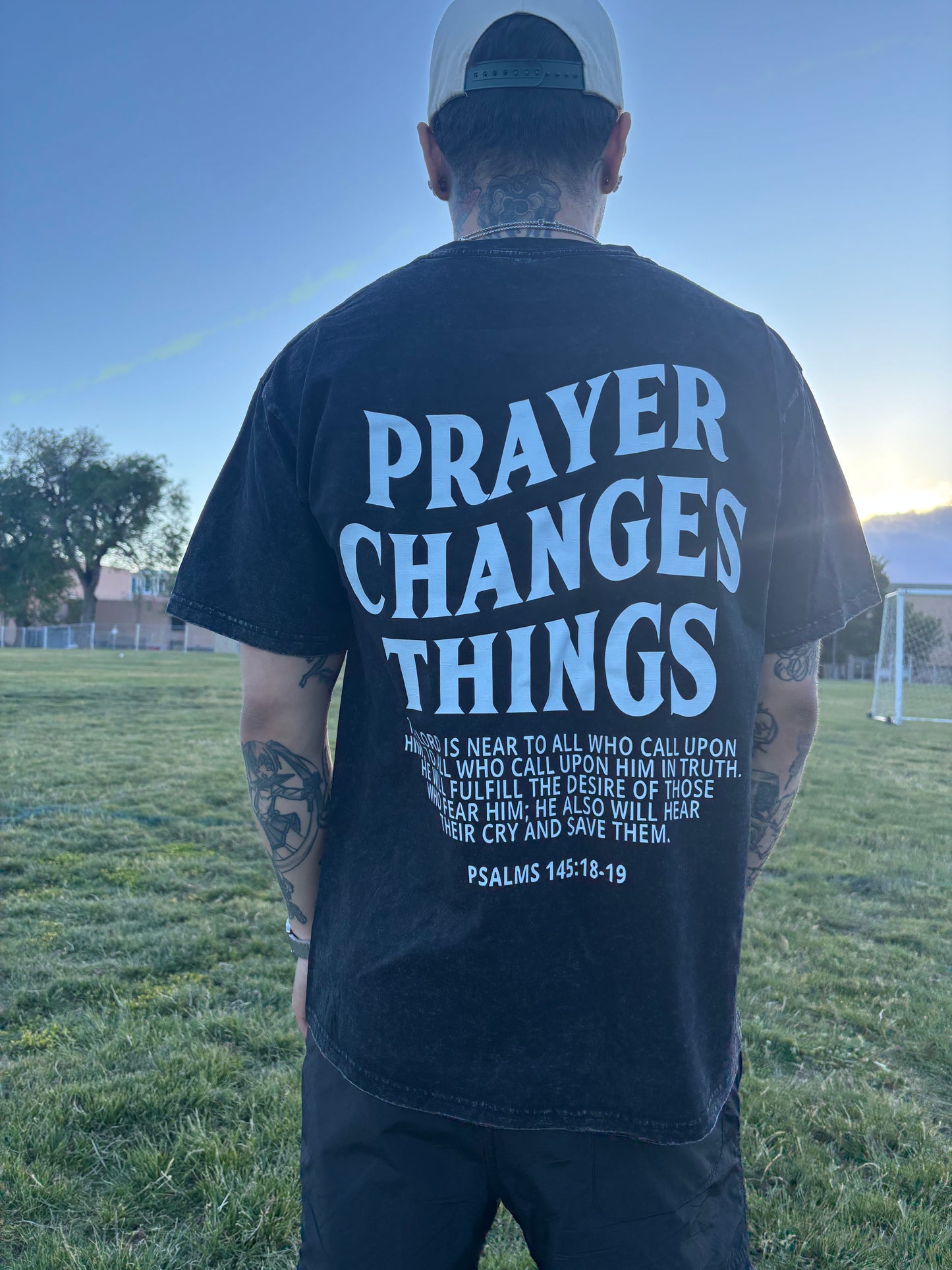 Prayer Changes Things T-Shirt – Vintage Christian Graphic Tee