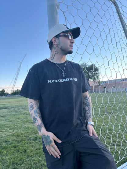 Prayer Changes Things T-Shirt – Vintage Christian Graphic Tee