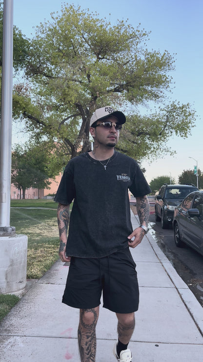 Yeshua The Way Tee – Vintage Washed Faith Streetwear